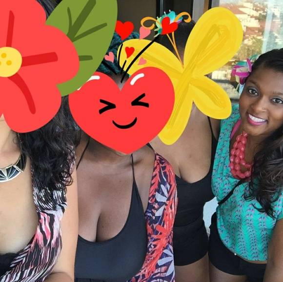 Aqua Teal Bird Top - Picture 5 of 5